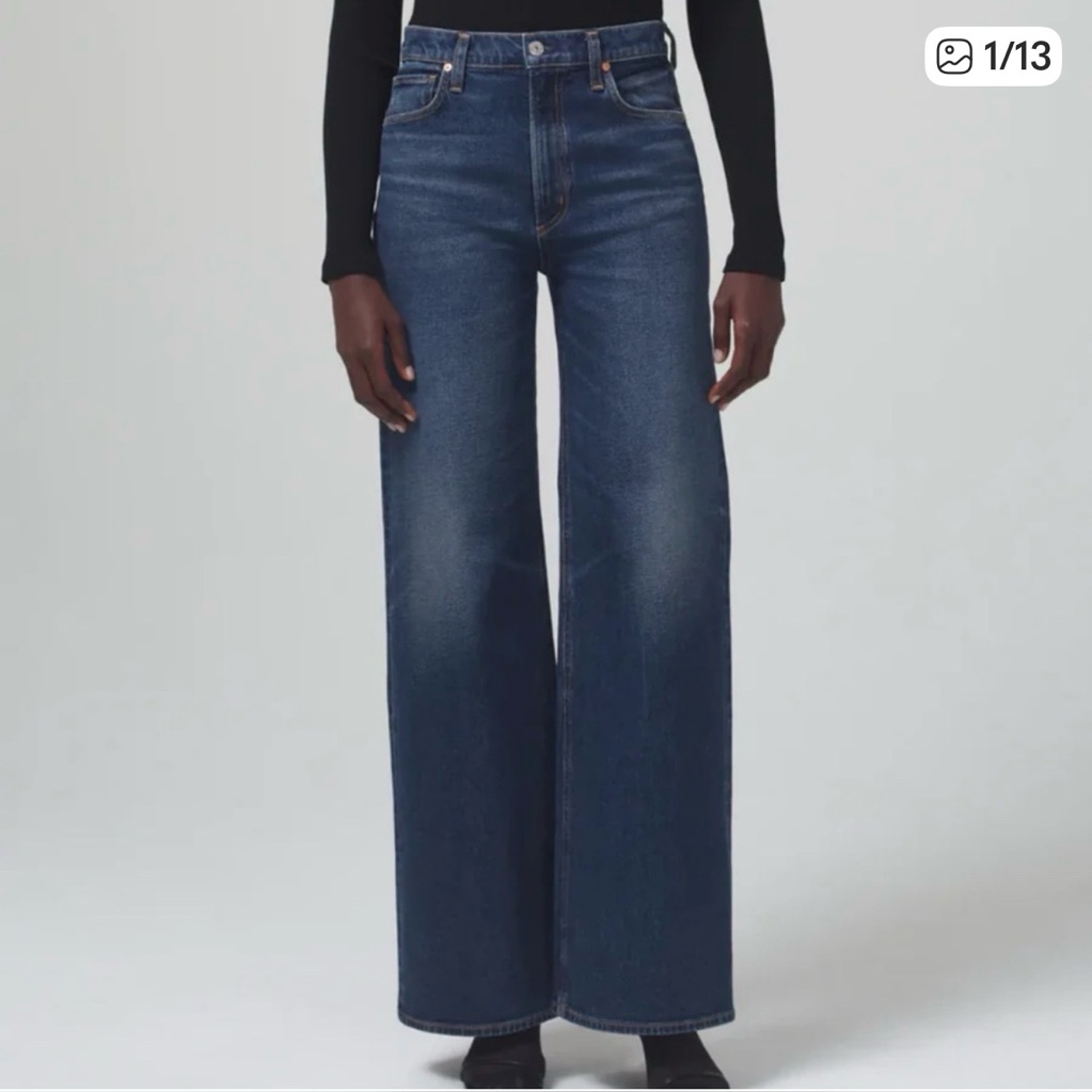 Citizens Of Humanity Paloma Baggy High Rise Wide Leg Jeans Women's Size 28